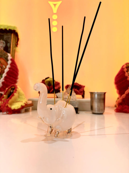 Elephant stick incense holder (SYMBOL OF WEALTH)