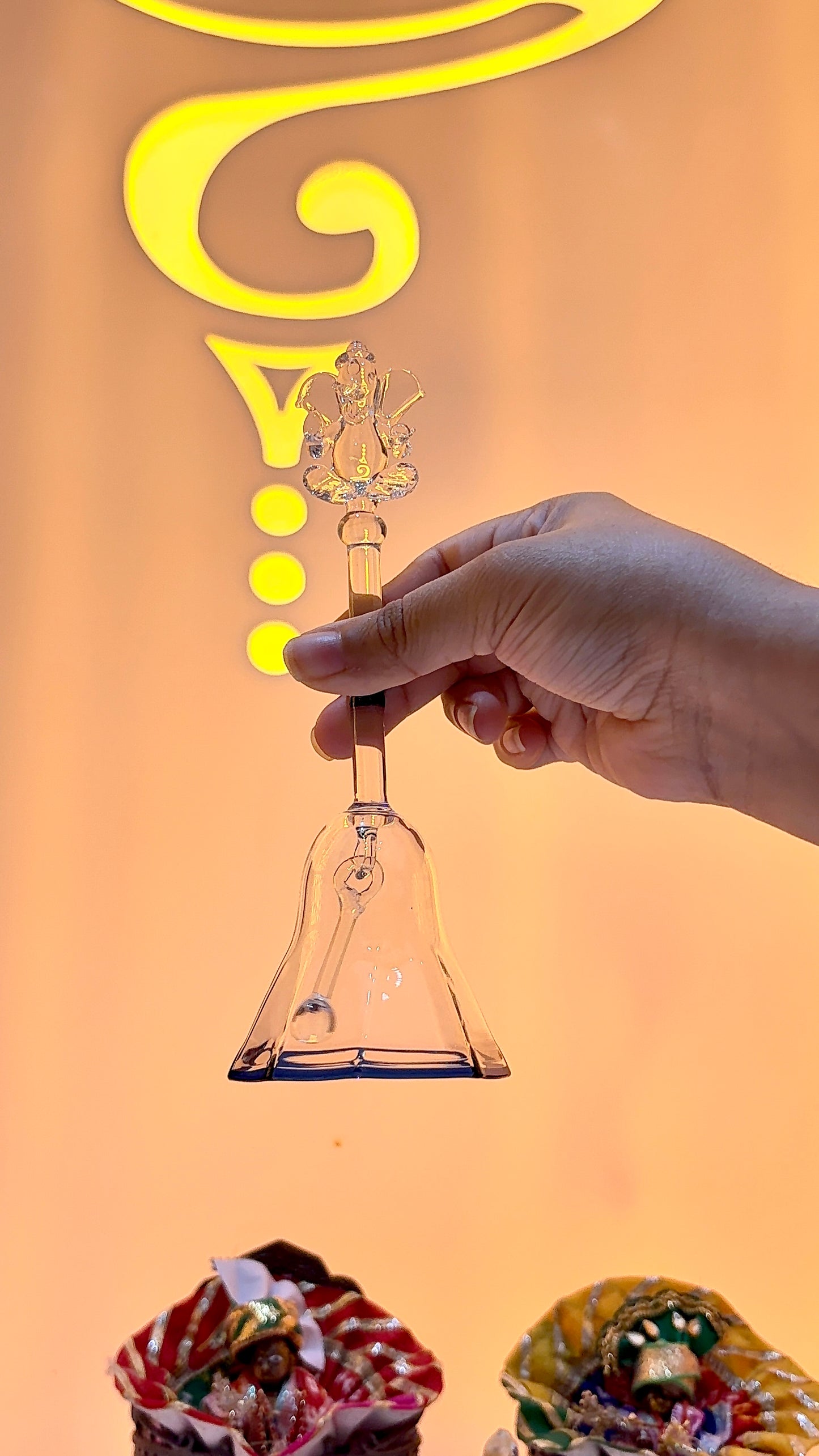 Ganesh Glass Bell
