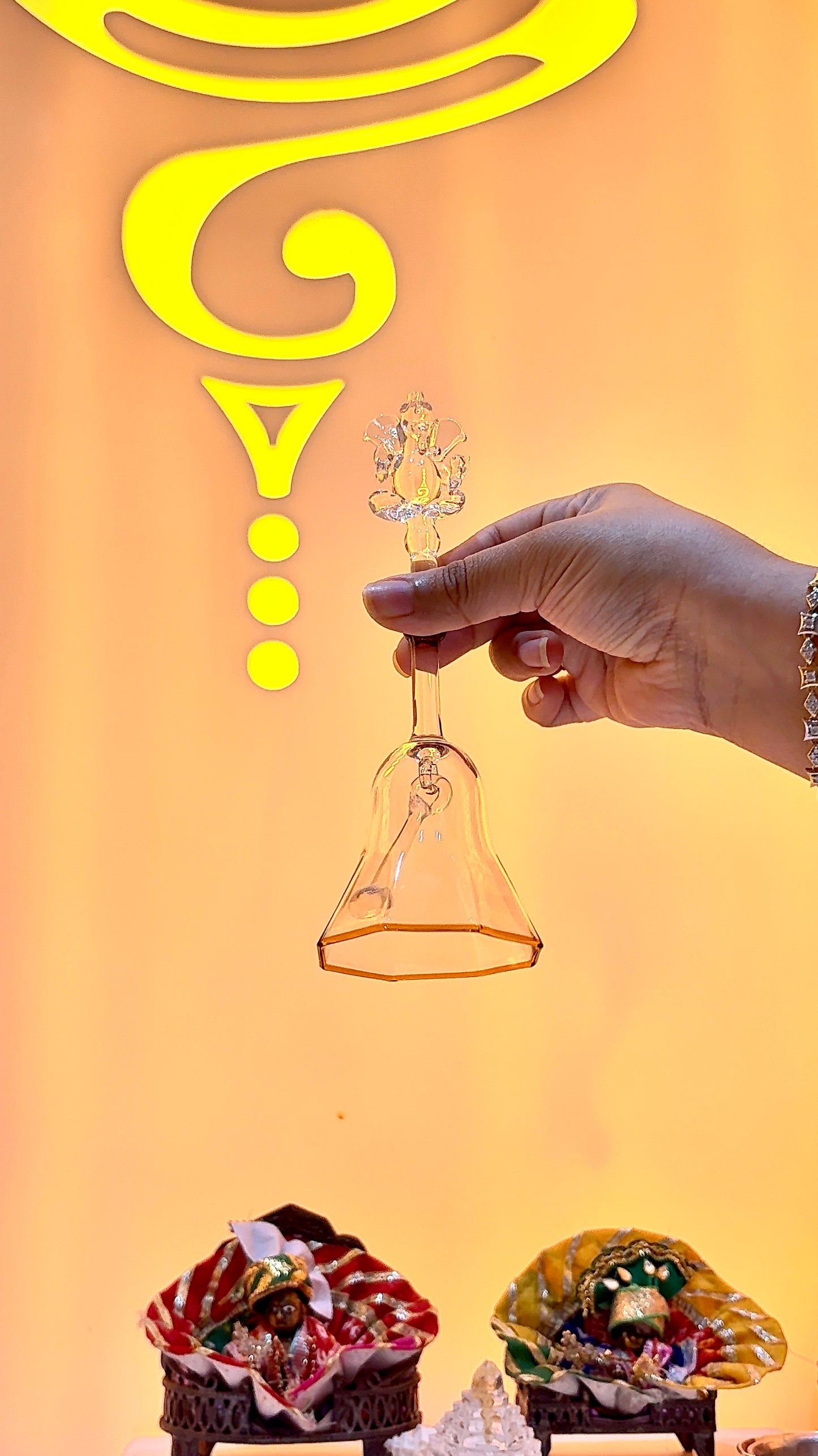Ganesh Glass Bell