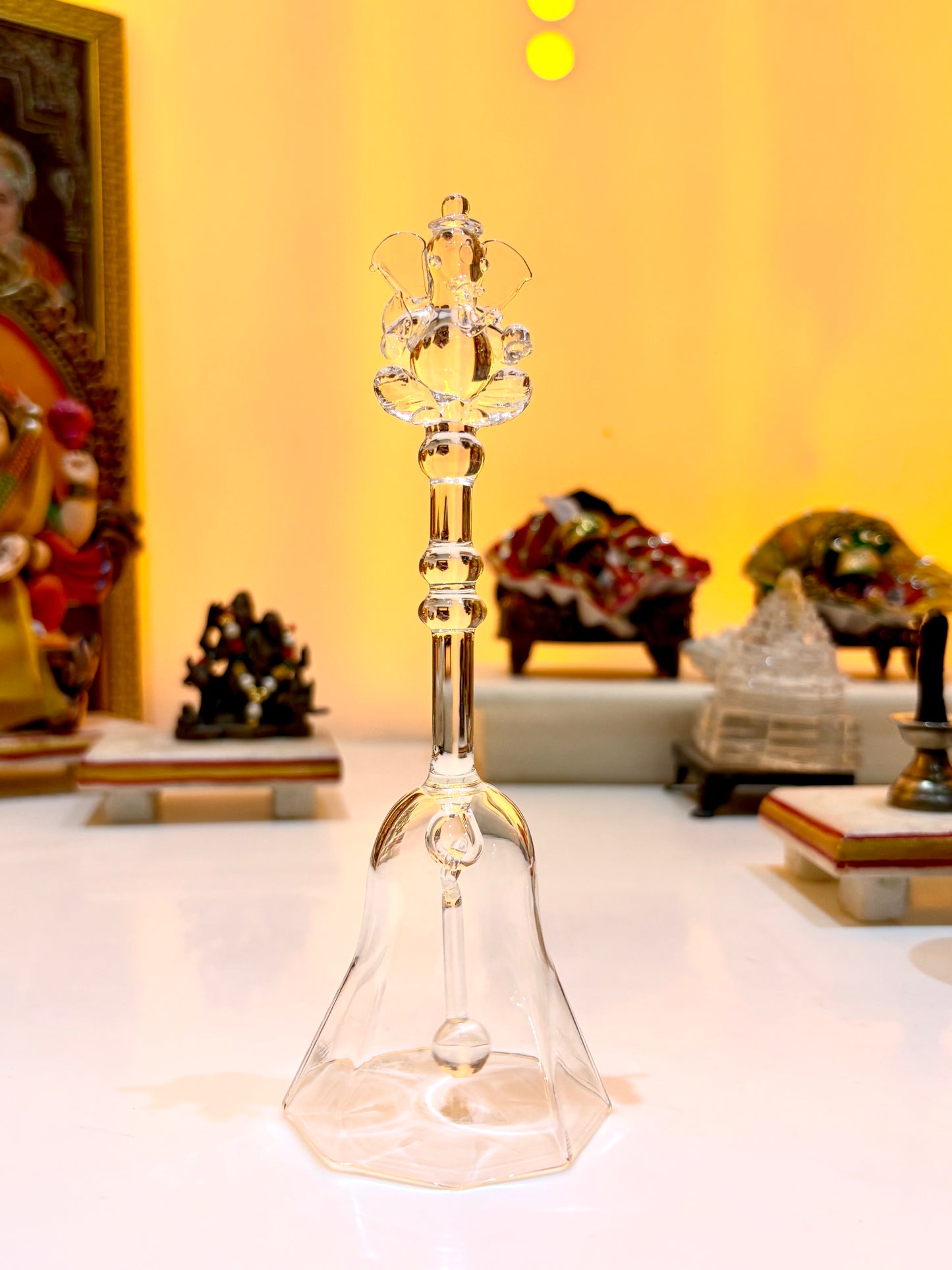 Ganesh Glass Bell