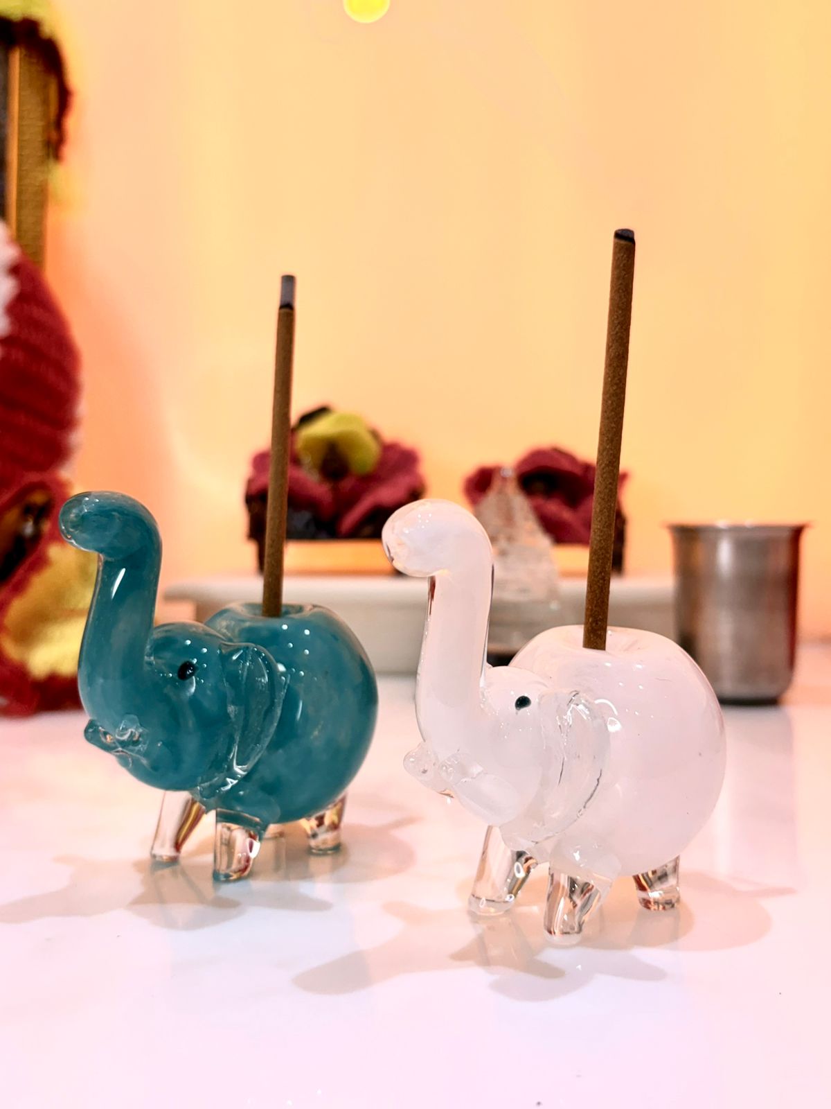 elephant incense holder (SYMBOL OF WEALTH)