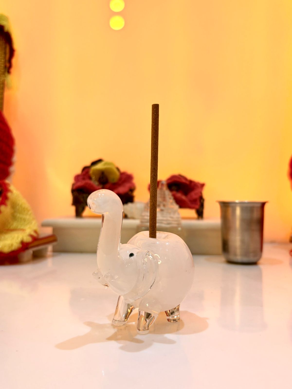 elephant incense holder (SYMBOL OF WEALTH)