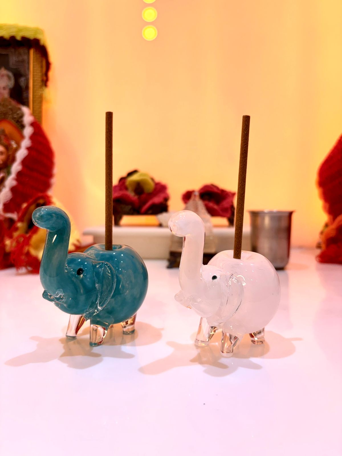 elephant incense holder (SYMBOL OF WEALTH)