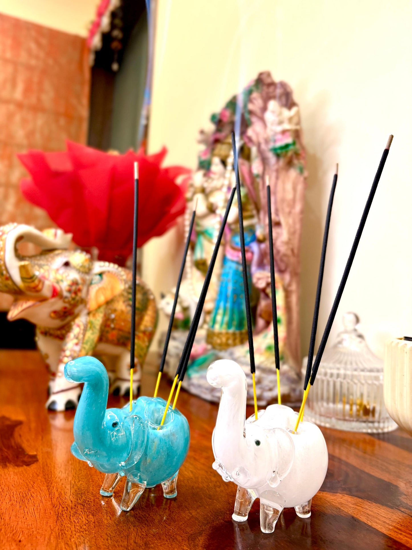 Elephant stick incense holder (SYMBOL OF WEALTH)
