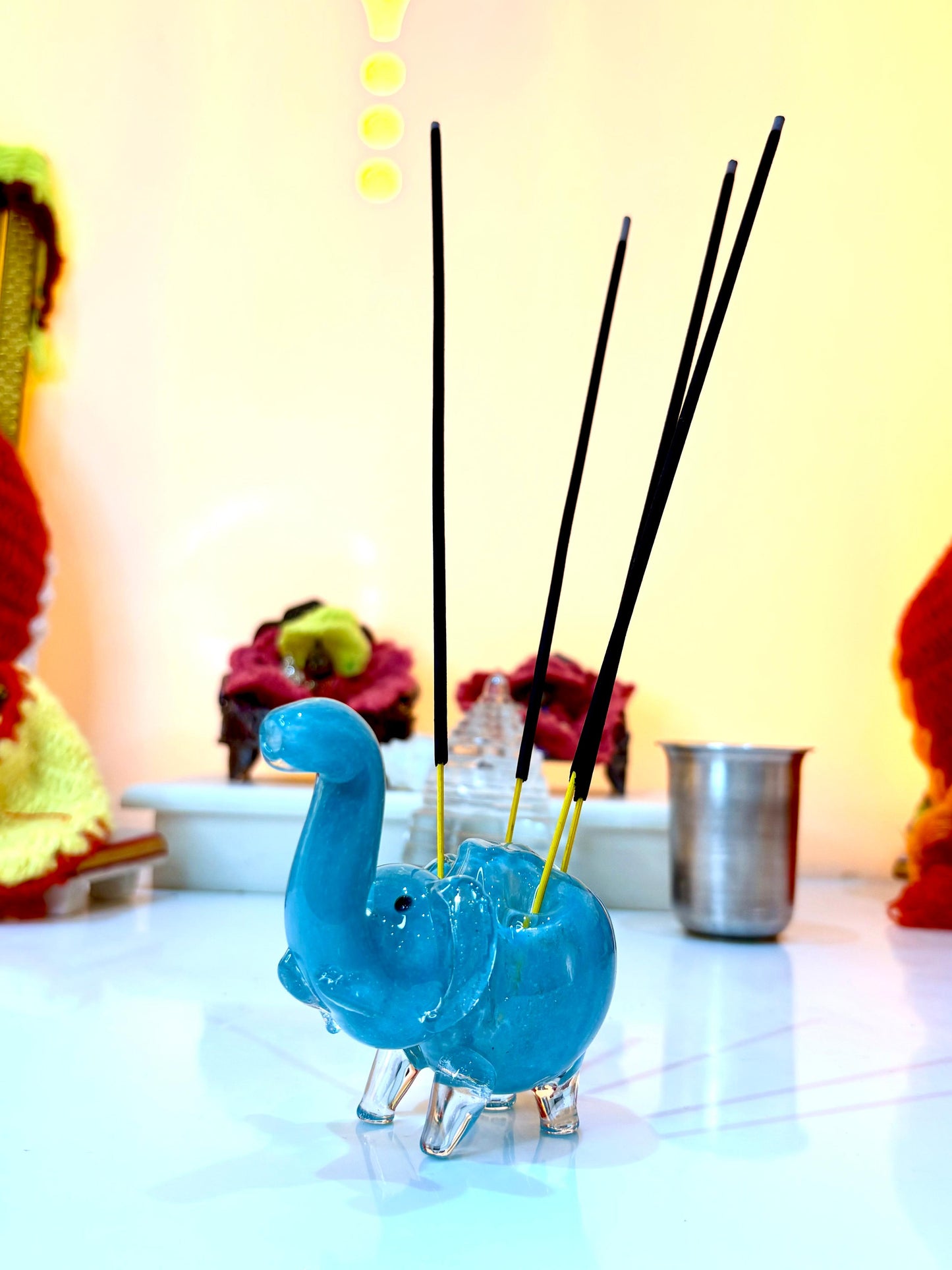 Elephant stick incense holder (SYMBOL OF WEALTH)