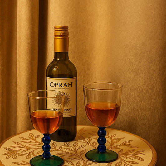 Goblet Glasses blue (set of 2)