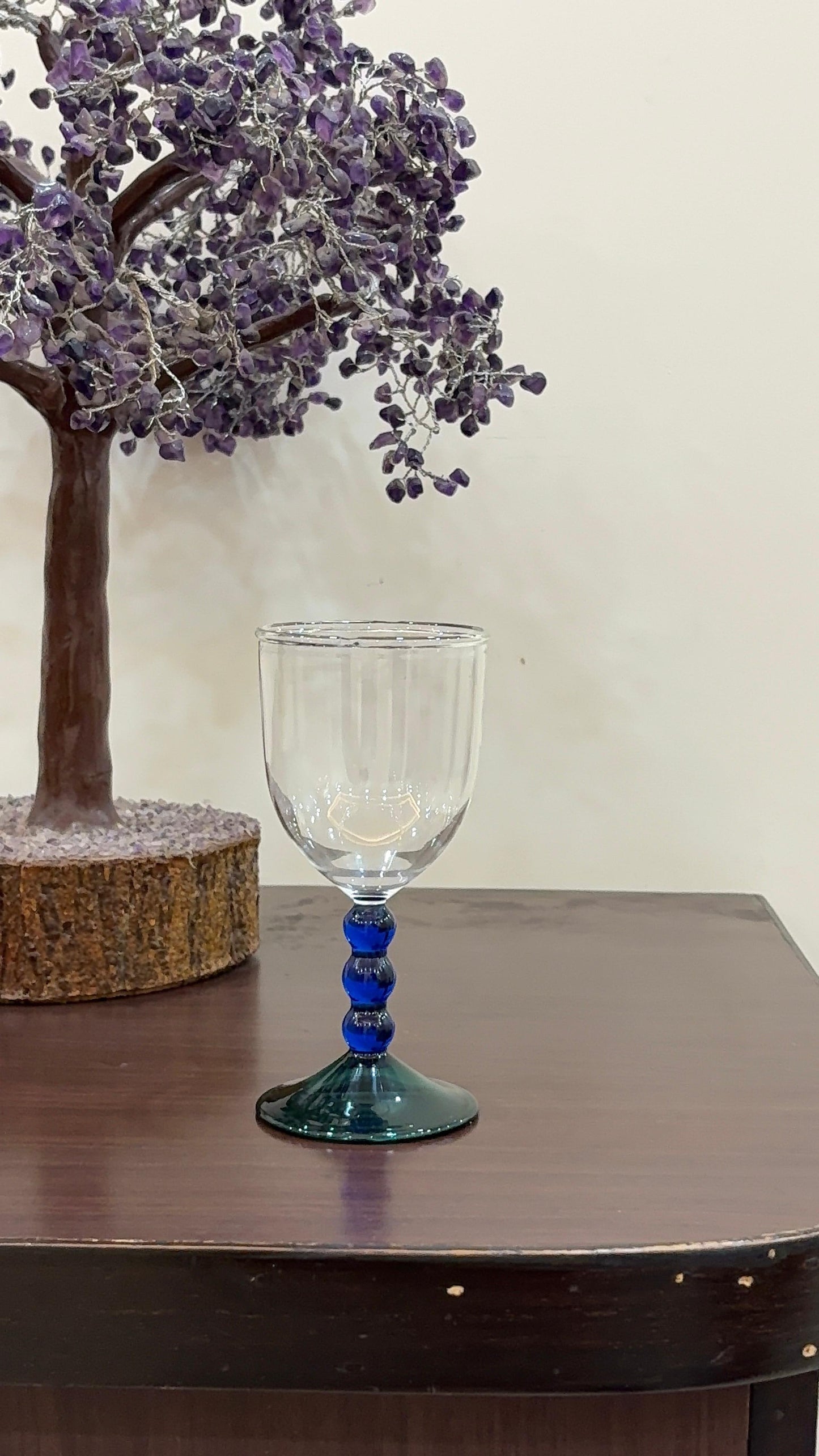 Goblet Glasses blue (set of 2)