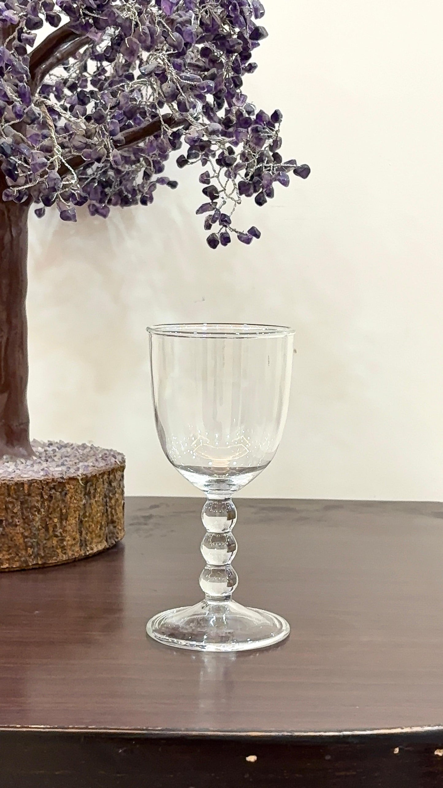Goblet Glasses clear (set of 2)