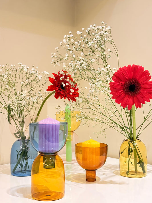 2 Way Hydroponic plant vase/candle holder